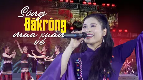 Sông Đắc-Krông mùa xuân về