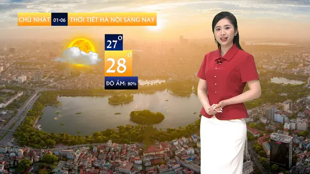 Dự báo thời tiết sáng | 01/06/2025