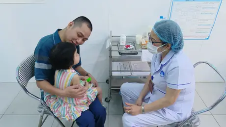 Trên 386.000 trẻ được uống Vitamin A đợt 1