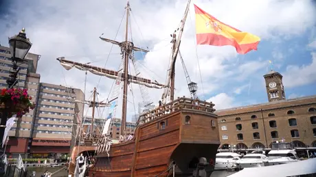 Bản sao tàu Christopher Columbus có mặt tại London
