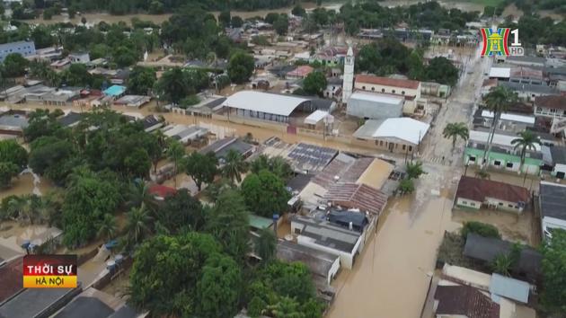 Mưa lớn gây lũ lụt nghiêm trọng tại Brazil