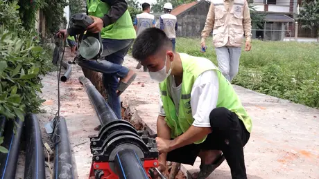 100% người dân nông thôn Hà Nội sẽ được dùng nước sạch