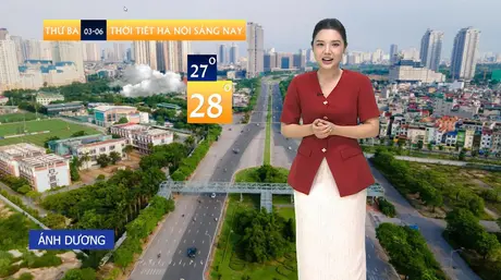 Dự báo thời tiết trưa | 03/06/2025