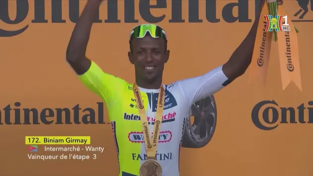 Girmay lần đầu tiên vô địch chặng Tour De France