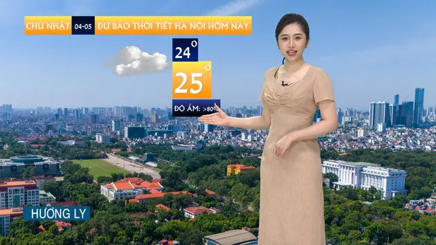 Dự báo thời tiết | 04/05/2025