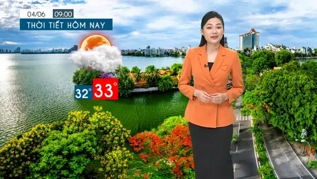 Dự báo thời tiết tối | 04/06/2025