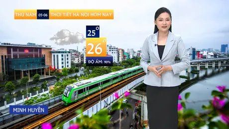 Dự báo thời tiết sáng | 05/06/2025
