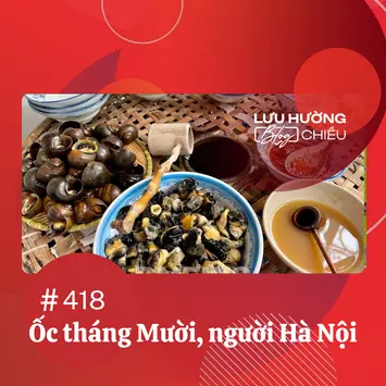 Ốc tháng Mười, người Hà Nội