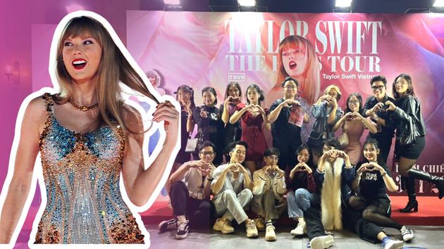Fan Taylor Swift Hà Nội bao rạp để ‘cháy’ cùng thần tượng | Thế giới Showbiz | 04/11/2023
