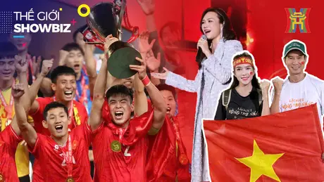 Mỹ Tâm và sao Việt 'cháy' mừng đội tuyển Việt Nam | Thế giới Showbiz | 06/01/2025