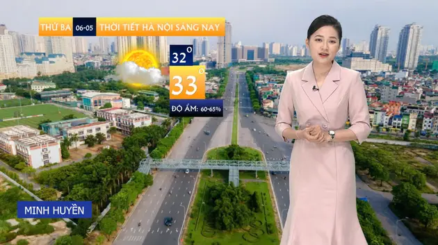 Dự báo thời tiết trưa | 06/05/2025