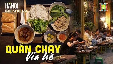 Quán đồ ăn chay vỉa hè có gì khác lạ? | HANOI Review | 06/09/2024