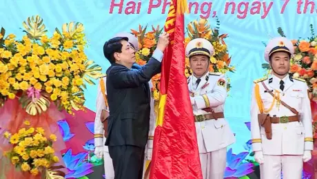 Quân chủng Hải quân đón nhận Huân chương Hồ Chí Minh