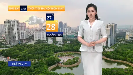 Dự báo thời tiết sáng | 07/06/2025
