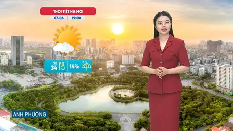 Dự báo thời tiết trưa | 07/06/2025