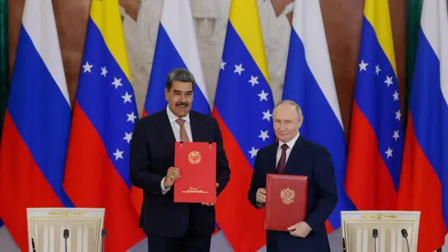 Nga và Venezuela ký thỏa thuận hợp tác chiến lược