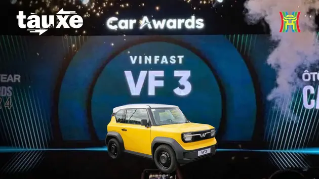 Vinfast VF3 đạt giải ô tô của năm 2024 | Bản tin Tàu và Xe | 08/12/2024