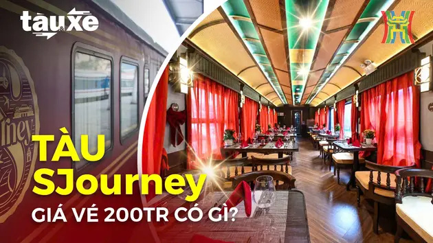 Tàu Sjourney xuyên Việt, giá vé 200 triệu/chuyến có gì? | Bản tin Tàu và Xe | 09/01/2025