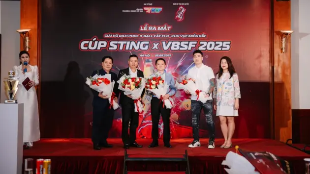 Ra mắt giải bida Pool 9 bi các CLB miền Bắc