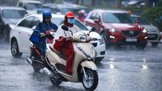 Thời tiết 9/6: Hà Nội có mưa lớn vào chiều và tối