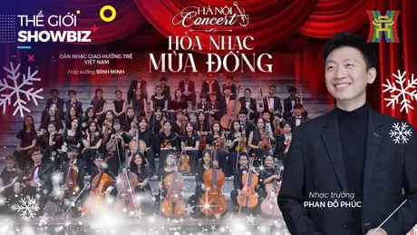 Nhạc trưởng 9X chỉ huy dàn nhạc tại 'Hoà nhạc Mùa đông' | Thế giới Showbiz | 09/12/2024