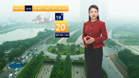 Dự báo thời tiết trưa | 10/03/2025