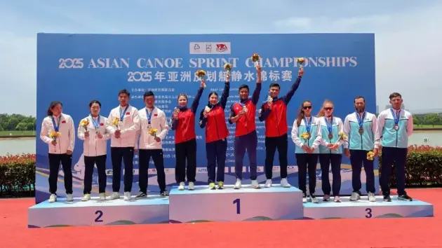 Canoeing Việt Nam đoạt Huy chương Vàng châu Á