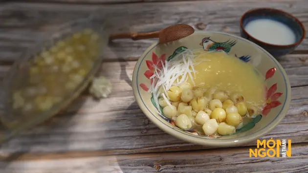 Chè đỗ xanh hạt sen