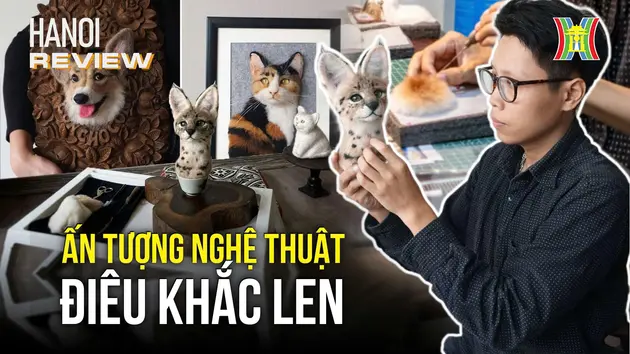 Ấn tượng nghệ thuật điêu khắc len | HANOI Review | 10/01/2025