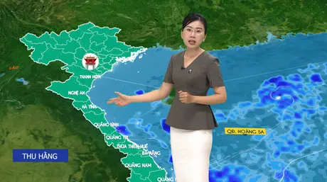 Dự báo thời tiết trưa | 11/05/2025