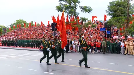 Trang nghiêm Lễ diễu hành mừng 70 năm Giải phóng Hải Phòng