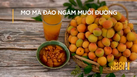 Mơ má đào ngâm muối đường | Món ngon ở Hà Thành | 12/05/2025
