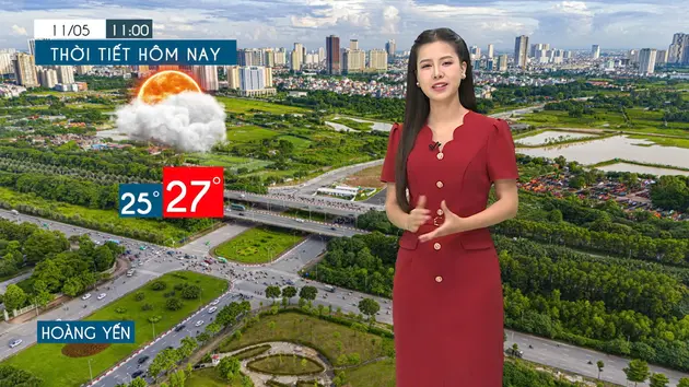 Dự báo thời tiết tối | 11/05/2025