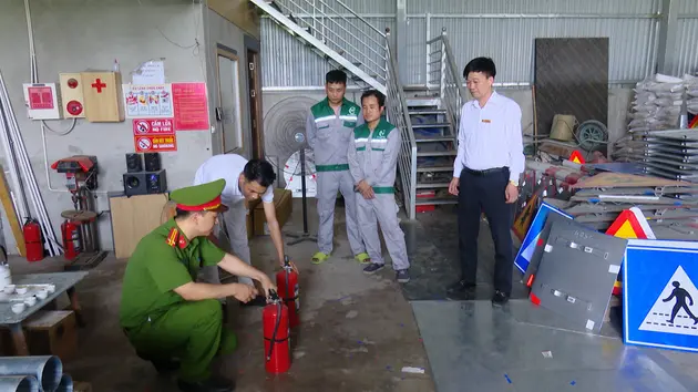 Chủ động phòng cháy, bảo vệ an toàn khu sản xuất