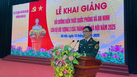 Hà Nội bồi dưỡng kiến thức quốc phòng an ninh cho cán bộ