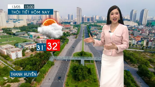 Dự báo thời tiết tối | 13/05/2025