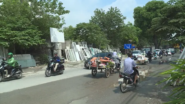 'Điểm đen' giao thông ở đường 70 qua Đại Mỗ