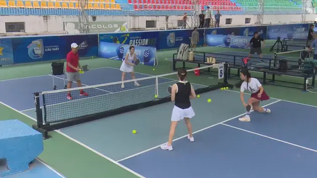 Công tác chuẩn bị giải Pickleball Đài Hà Nội đã hoàn tất