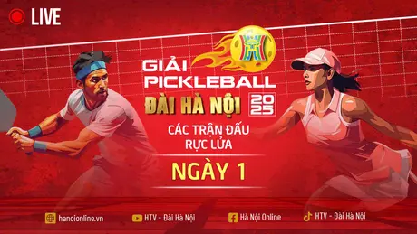 Lễ khai mạc giải Pickleball Đài Hà Nội 2025