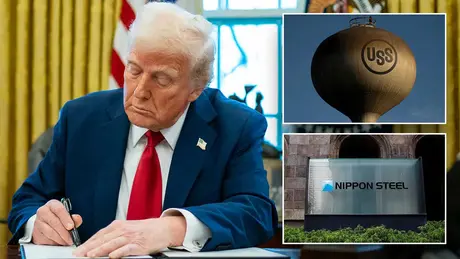 Ông Trump phê chuẩn thương vụ Nippon Steel mua lại US Steel