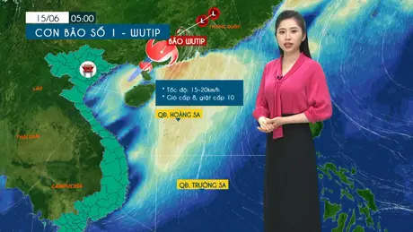 Dự báo thời tiết tối | 14/06/2025
