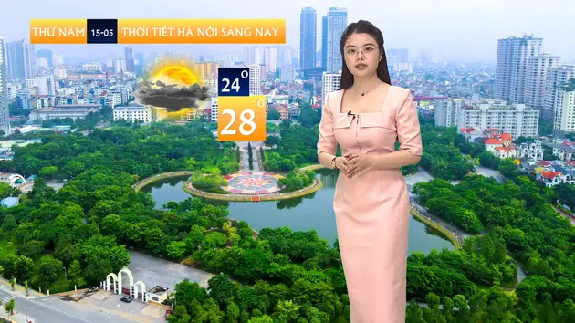 Dự báo thời tiết trưa | 15/05/2025