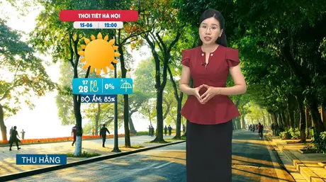 Dự báo thời tiết trưa | 15/06/2025