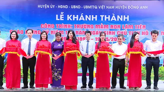 Đông Anh: Khởi công và khánh thành 6 công trình trường học