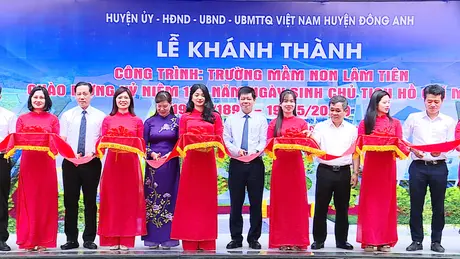 Đông Anh: Khởi công và khánh thành 6 công trình trường học