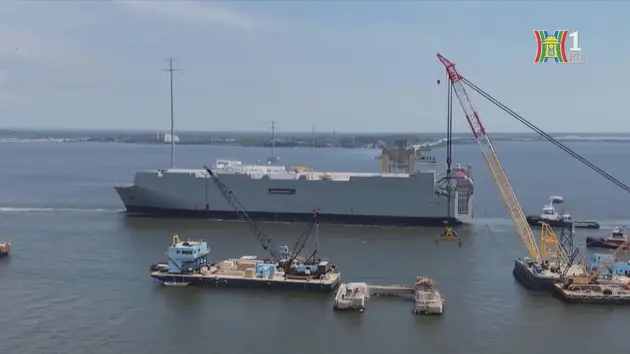 Khôi phục hoạt động giao thương trên cảng Baltimore
