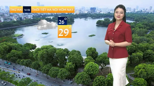 Dự báo thời tiết trưa | 16/06/2025