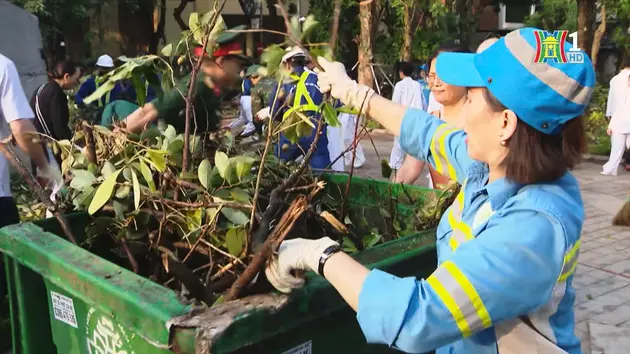 Hà Nội quyết tâm hoàn thành chiến dịch ‘dọn dẹp sau bão’