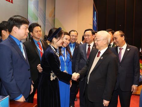 Tổng Bí thư Nguyễn Phú Trọng dự Đại hội Đoàn toàn quốc 