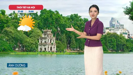 Dự báo thời tiết trưa | 17/05/2025